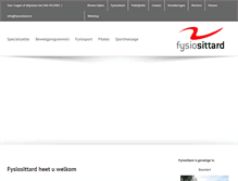 Tablet Screenshot of fysiosittard.nl